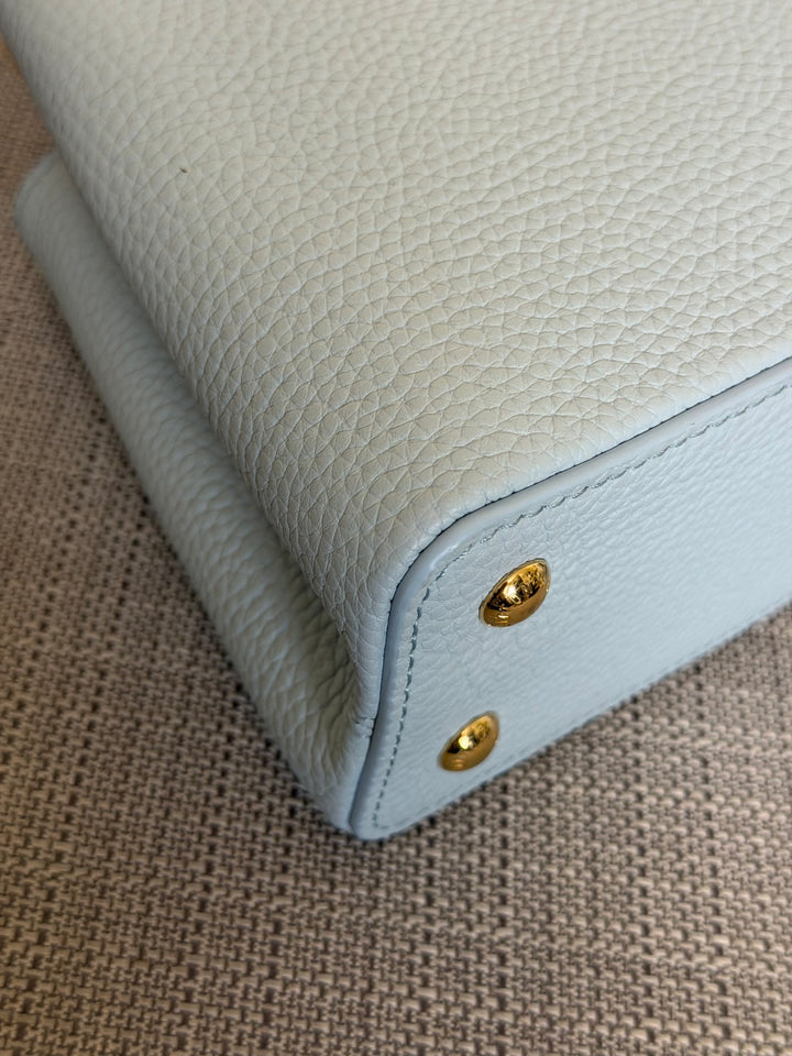 LOUIS VUITTON LV Capucines BB Light Blue 2025