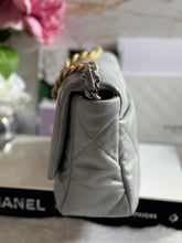 Load image into Gallery viewer, Chanel 19 size Small series 29 2020 Cruise Collection 20C Grey Lambskin Mixed HW Flap Bag
