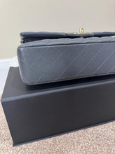 Load image into Gallery viewer, CHANEL 21B 2021 Dark Grey Caviar LGHW Medium ML Timeless Classic Double Flap Bag
