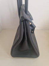 Load image into Gallery viewer, HERMES Noir/Black Togo Leather RGHW Birkin 30 Stamp D 2019
