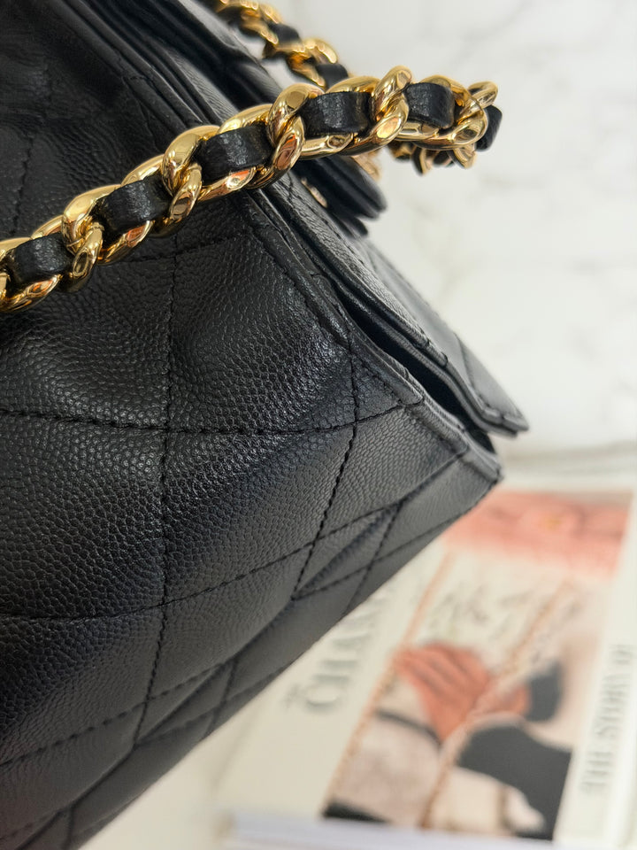 CHANEL Mini 25 Hobo Bag in Black Caviar Shiny GHW 2026 26A/B