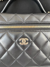 Load image into Gallery viewer, CHANEL Black Lambskin LGHW LP Vanity With Detachable Chain 2025
