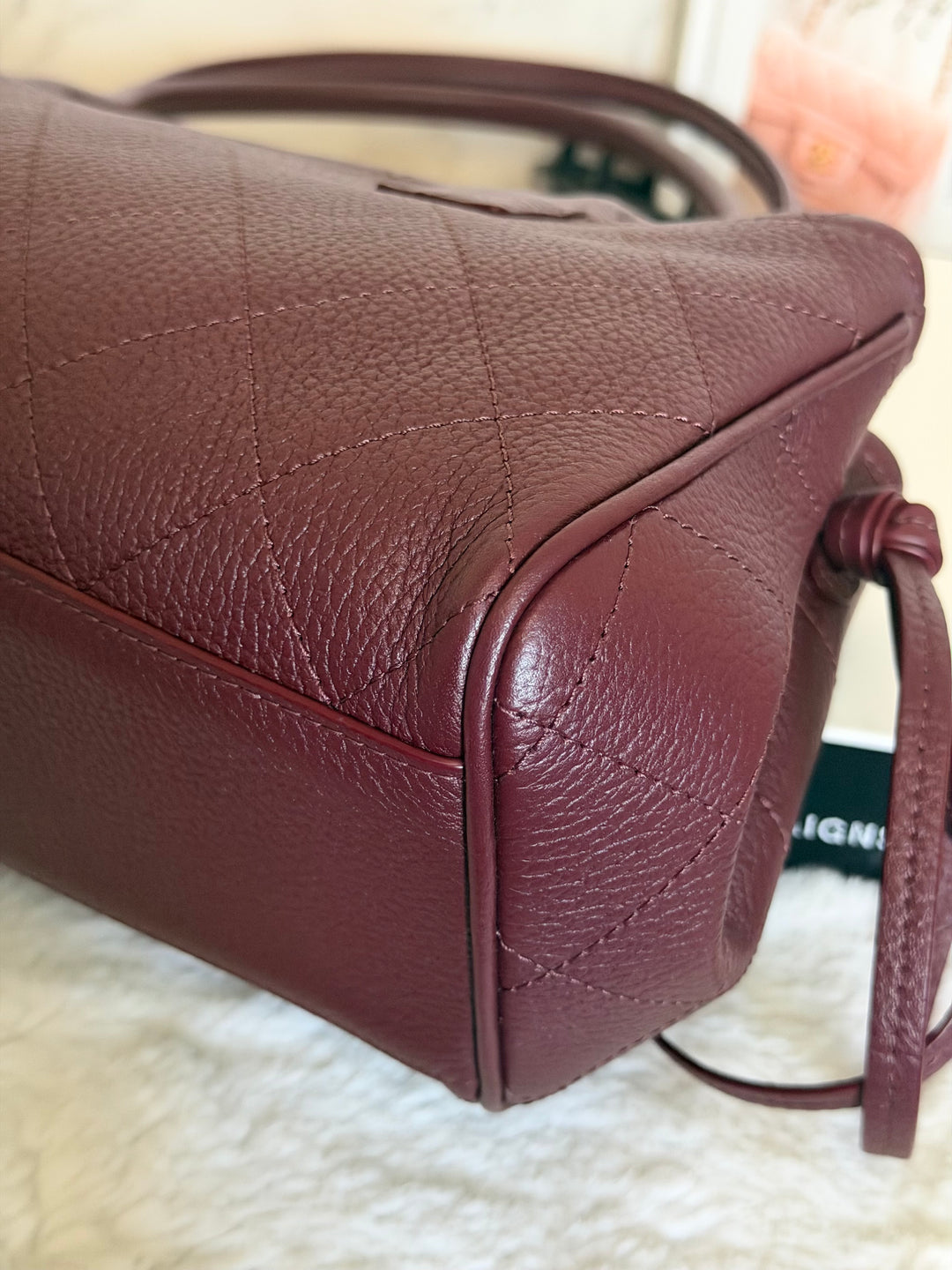 CHANEL Burgundy Caviar LGHW Urban Essentials East West Shopping Tote Bag size Small Matthieu Blazy 26S 2026
