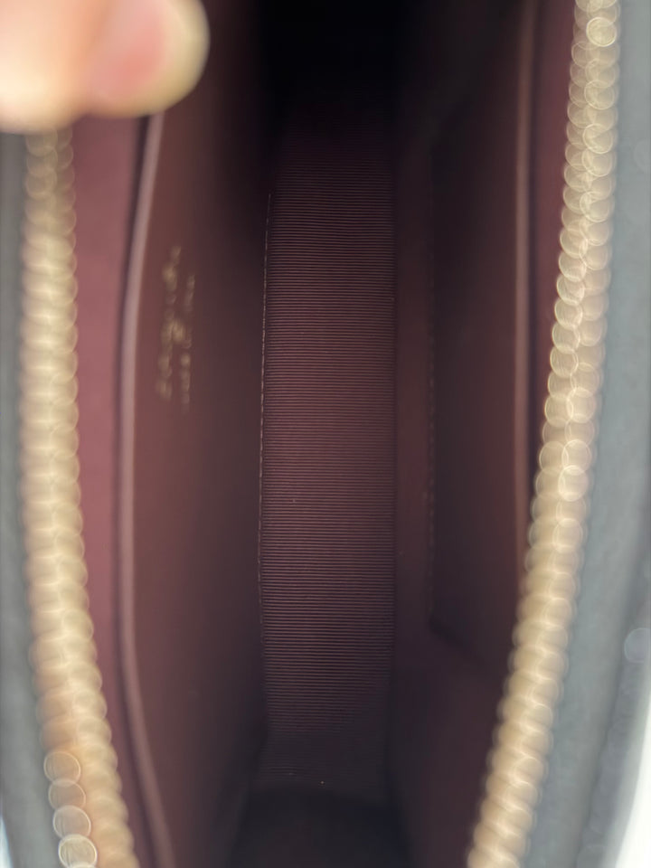 CHANEL New style Clutch/Wallet on Chain WOC in Black caviar LGHW and Burgundy lining 2025