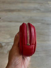 Load image into Gallery viewer, Chanel series 29 Red caviar LGHW Round Coin Purse
