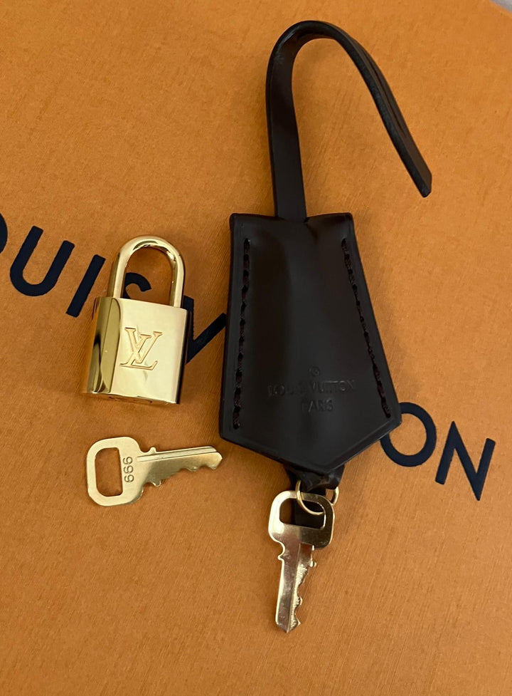LOUIS VUITTON LV Alma BB Damier Ebene Monogram Leather