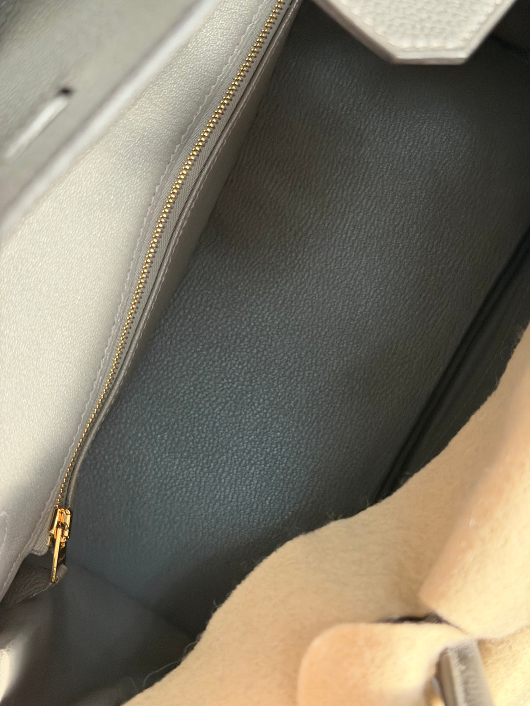 Hermes Birkin 30 Gris Meyer Togo Leather GHW Stamp U 2022