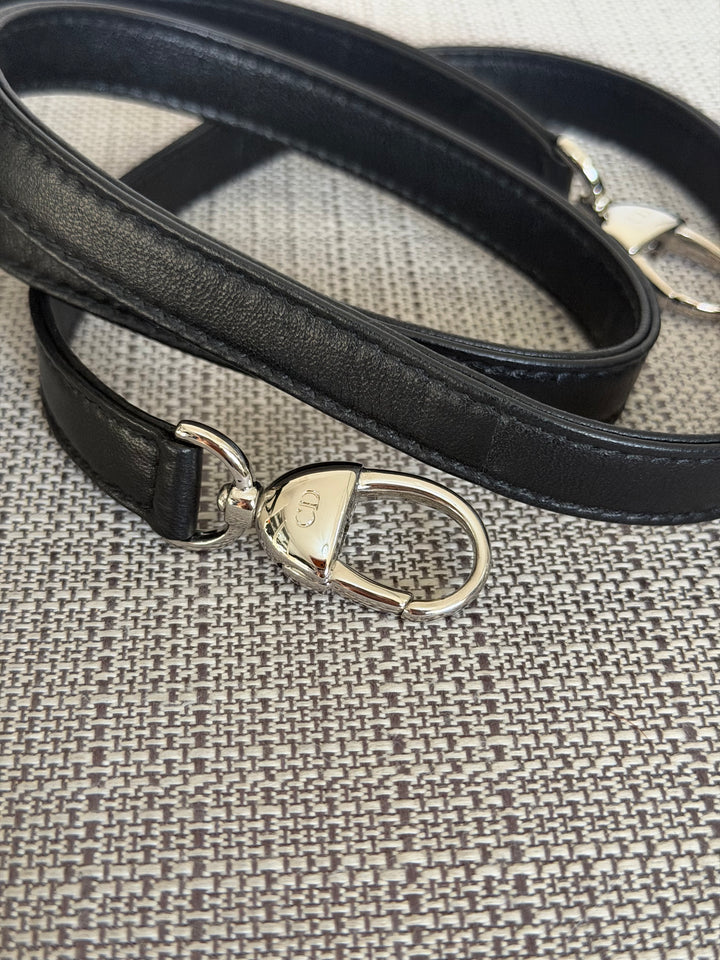 DIOR Lady Dior Mini Vintage Black Lambskin Silver hardware SHW 2006