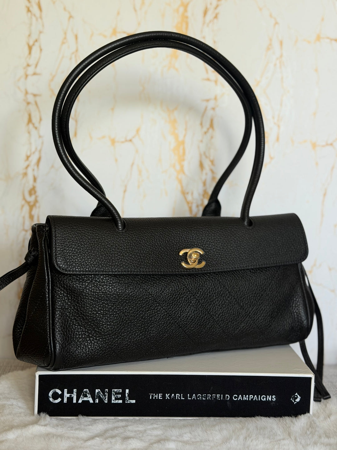 CHANEL 26S Black Caviar GHW East West Hobo Bag Matthieu Blazy SOLD OUT 2026