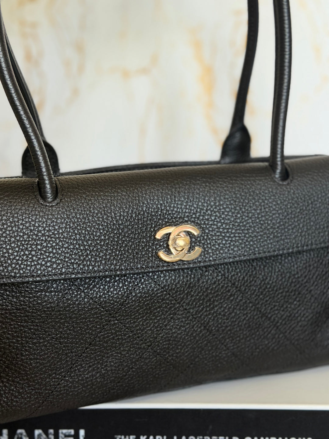 CHANEL 26S Black Caviar GHW East West Hobo Bag Matthieu Blazy SOLD OUT 2026
