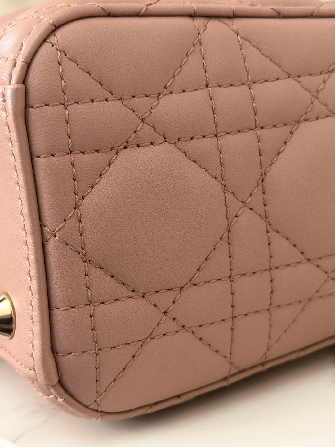 DIOR Lady Dior In Blush Lambskin LGHW size SMALL 2020