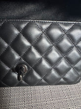 Load image into Gallery viewer, Chanel 2021 21B So Black Hardware Black Lambskin Mini Rectangular Flap Bag
