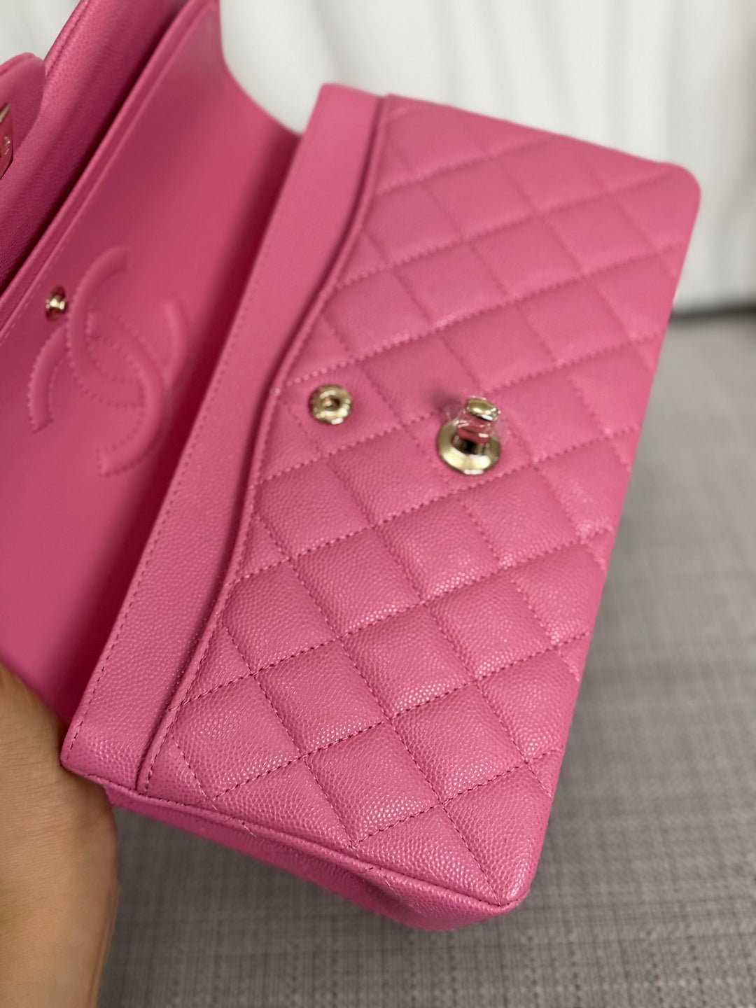 CHANEL series 31 21P Collection Pink Caviar LGHW Small Timeless Classic Double Flap Bag