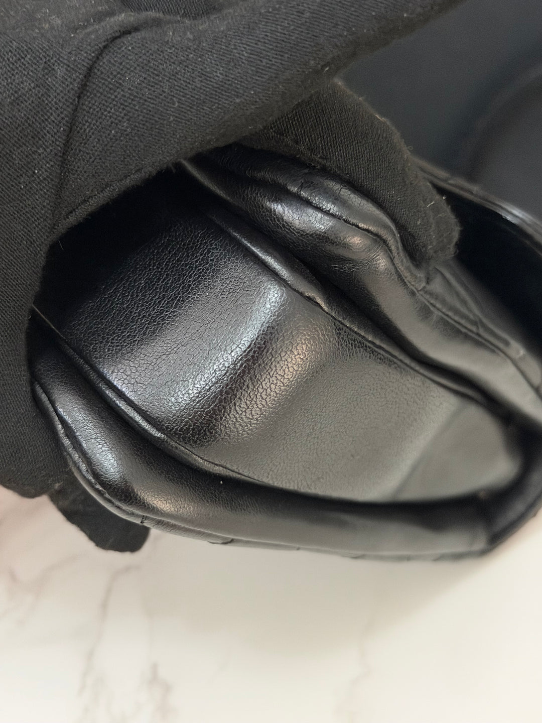 CHANEL series 24 Black Lambskin Silver HW Trendy CC Top Handle Flap Bag with Top Handle and detachable chain