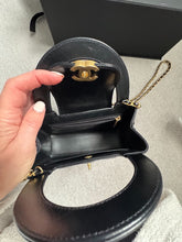 Load image into Gallery viewer, Chanel Kelly Black Calf skin aged GHW Small Shopping Tote
