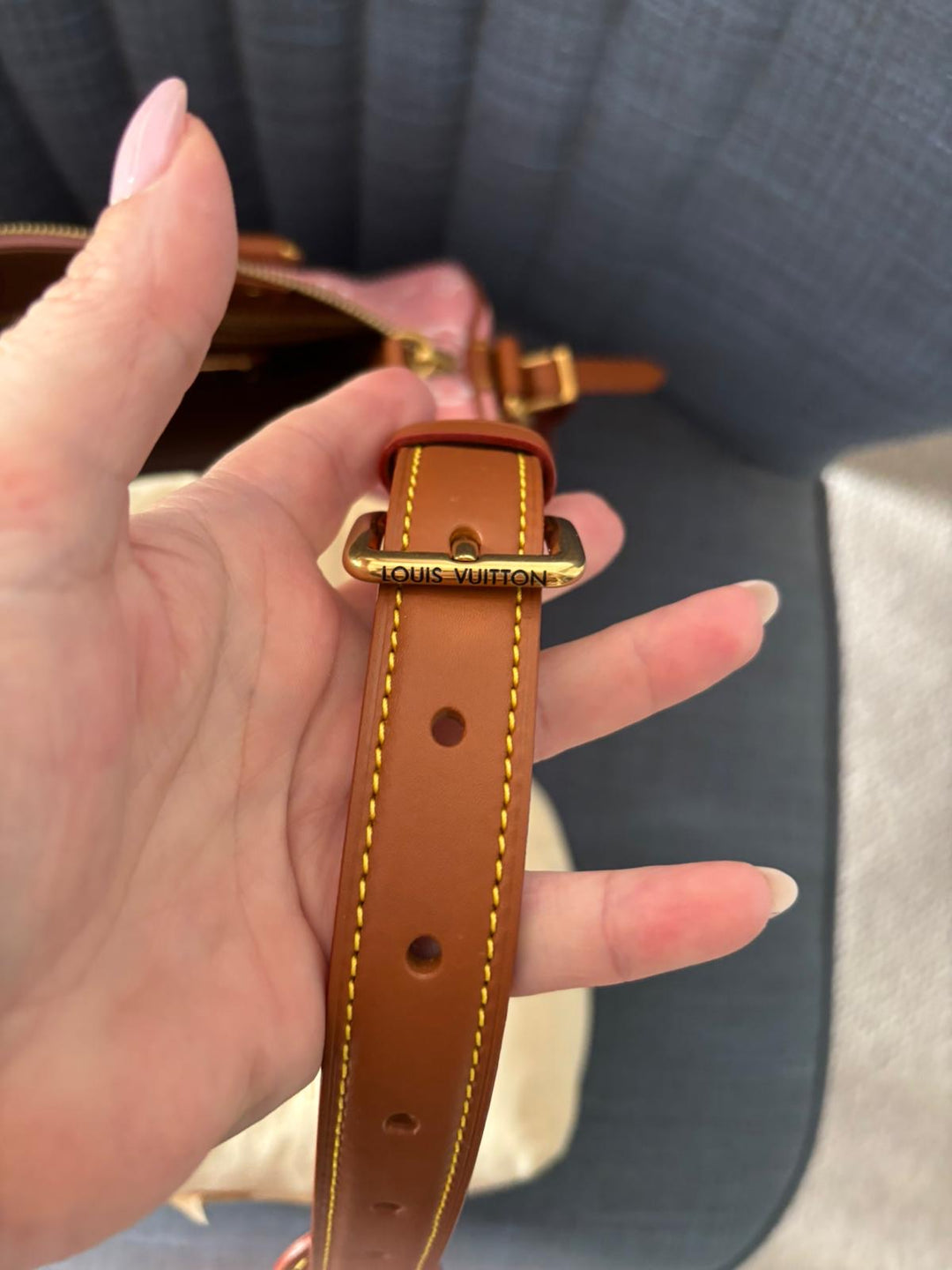 LOUIS VUITTON LV Speedy P9 Bandoulière 25 Bag in Sakura Pink With Dark Vanchetta Rare SOLD OUT