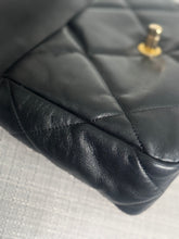 Load image into Gallery viewer, CHANEL 19 Size Small Black Lambskin Mixed Hardware Flap bag with Top Handle
