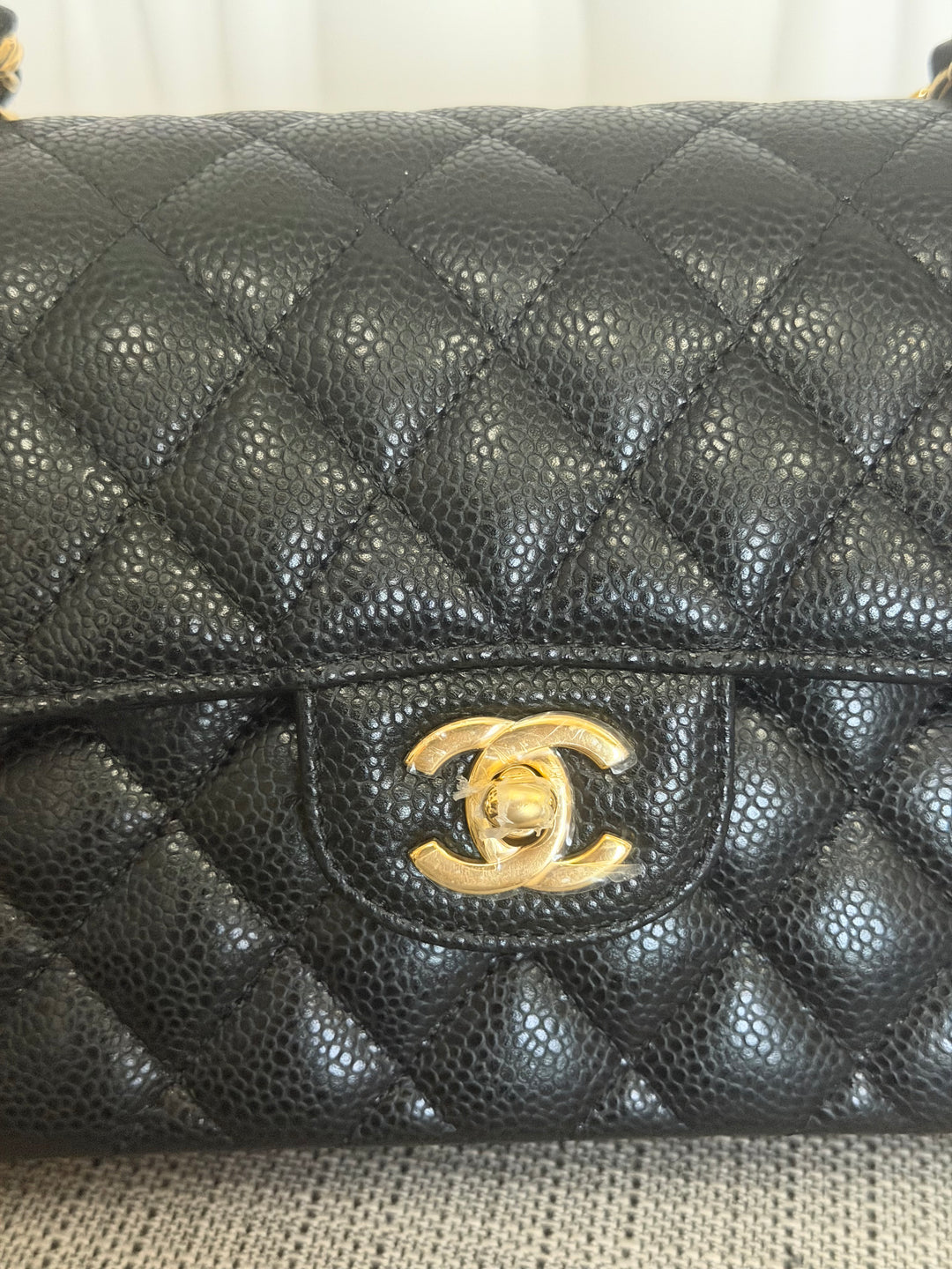CHANEL Black Caviar GHW SMALL Timeless Classic Double Flap Bag 2022