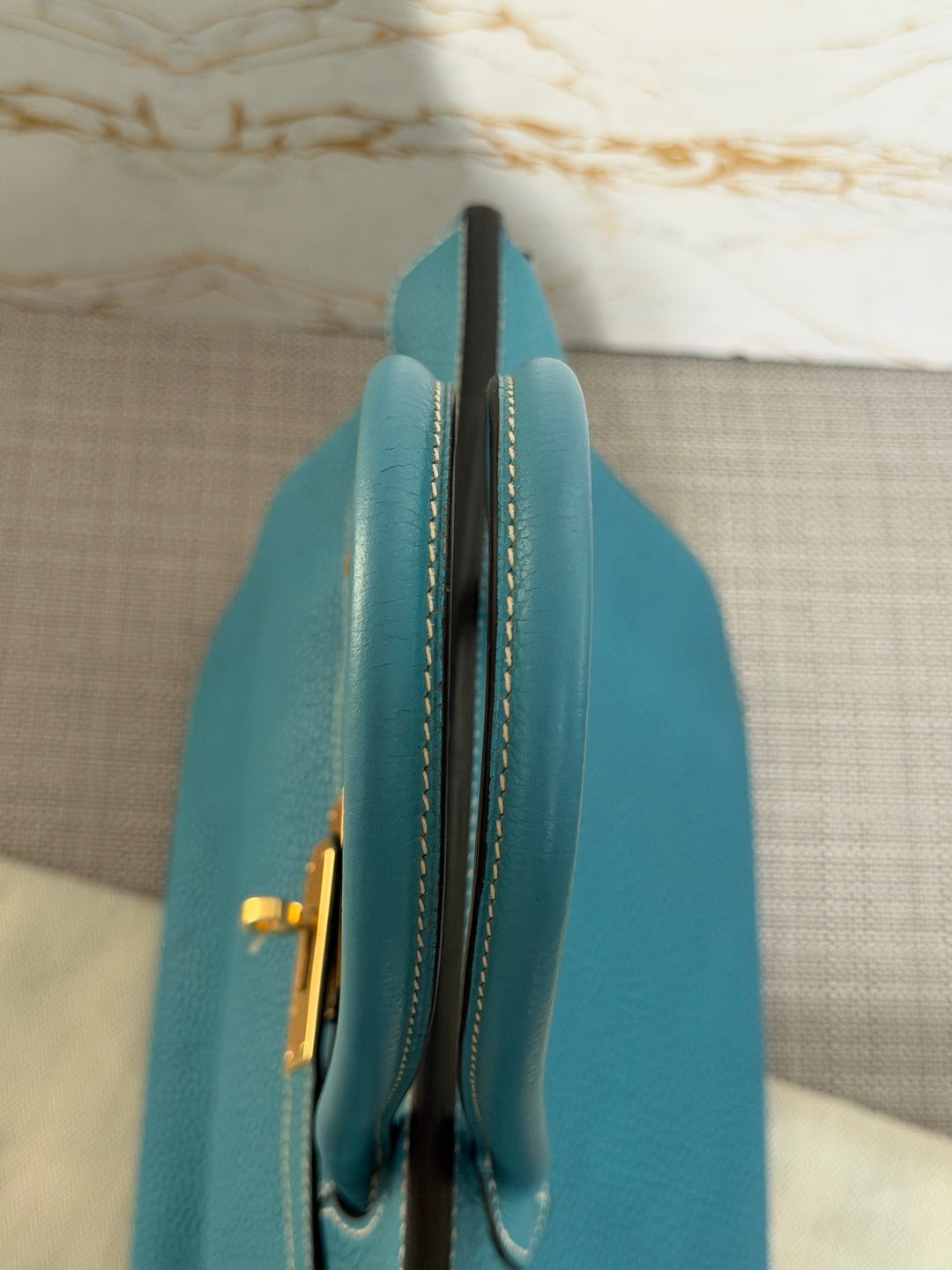 Hermes Birkin 30 in Bleu Jean Togo Leather GHW