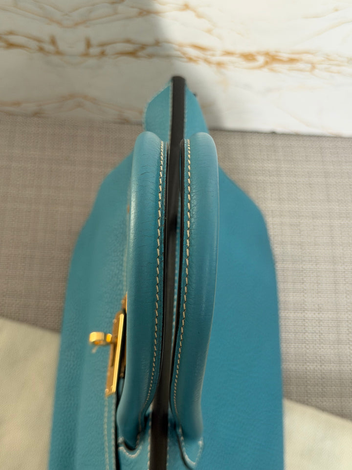 Hermes Birkin 30 in Bleu Jean Togo Leather GHW
