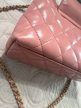 Load image into Gallery viewer, Chanel Pink Calf skin GHW Nano Kelly Shopping Bag size Small (19cms)
