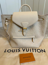 Load image into Gallery viewer, LOUIS VUITTON LV Monogram Emprinte Leather Montsouris Backpack PM M45410

