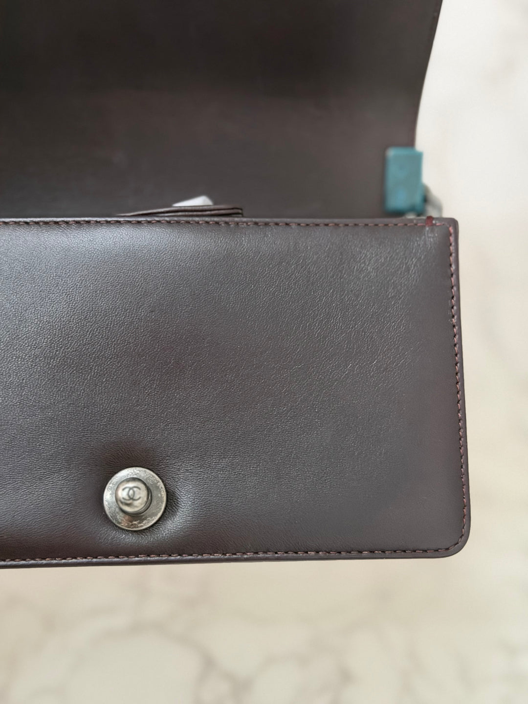 Chanel series 21 2015 Burgundy Lambskin Stingray SMALL Le Boy Flap Bag with Ruthenium HW