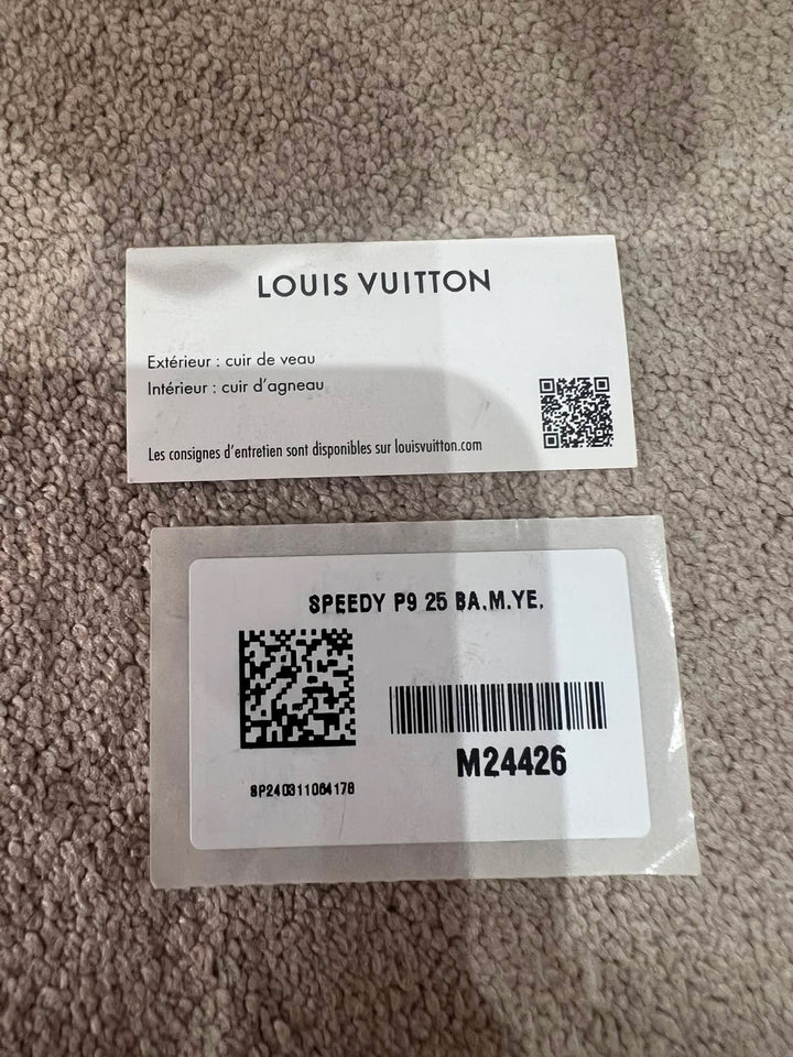LOUIS VUITTON LV Speedy P9 Bandoulière 25 Bag in Yellow
