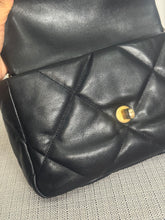 Load image into Gallery viewer, CHANEL 19 Size Small Black Lambskin Mixed Hardware Flap bag with Top Handle
