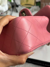 Load image into Gallery viewer, Chanel Pink Lambskin (2022) LGHW Mini Rectangular Flap Bag with Top Handle
