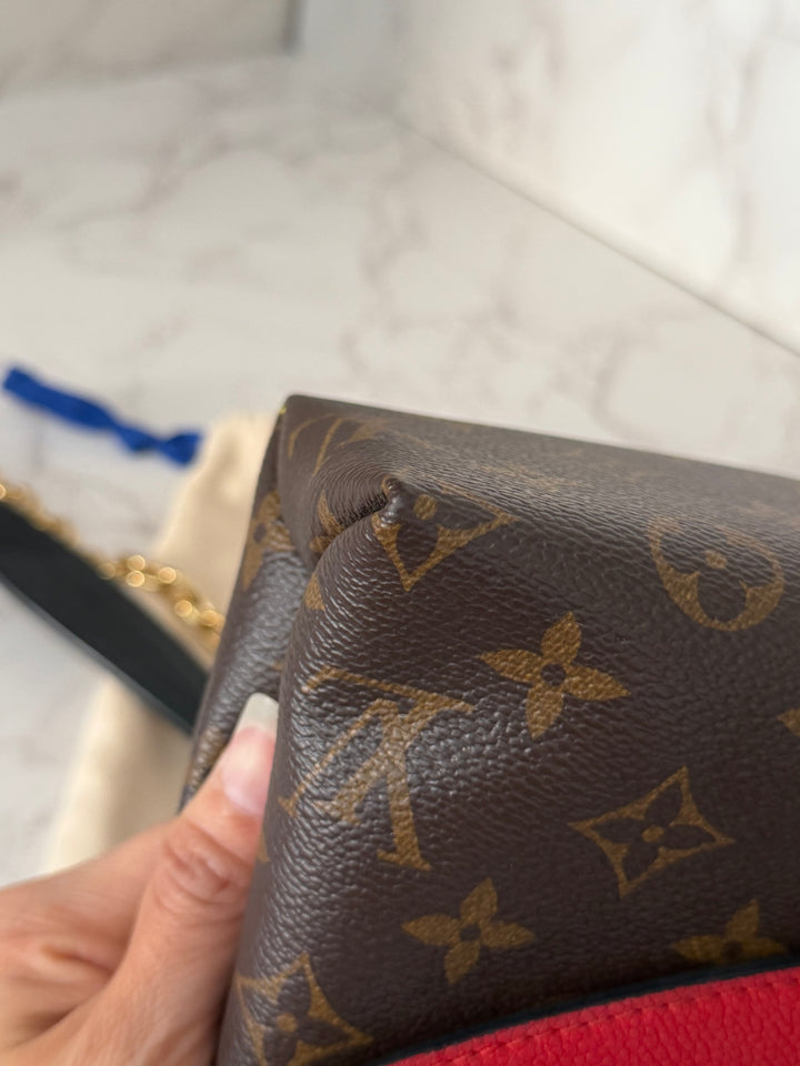 LOUIS VUITTON LV Saint St Placide In Monogram Canvas/Cherry Red