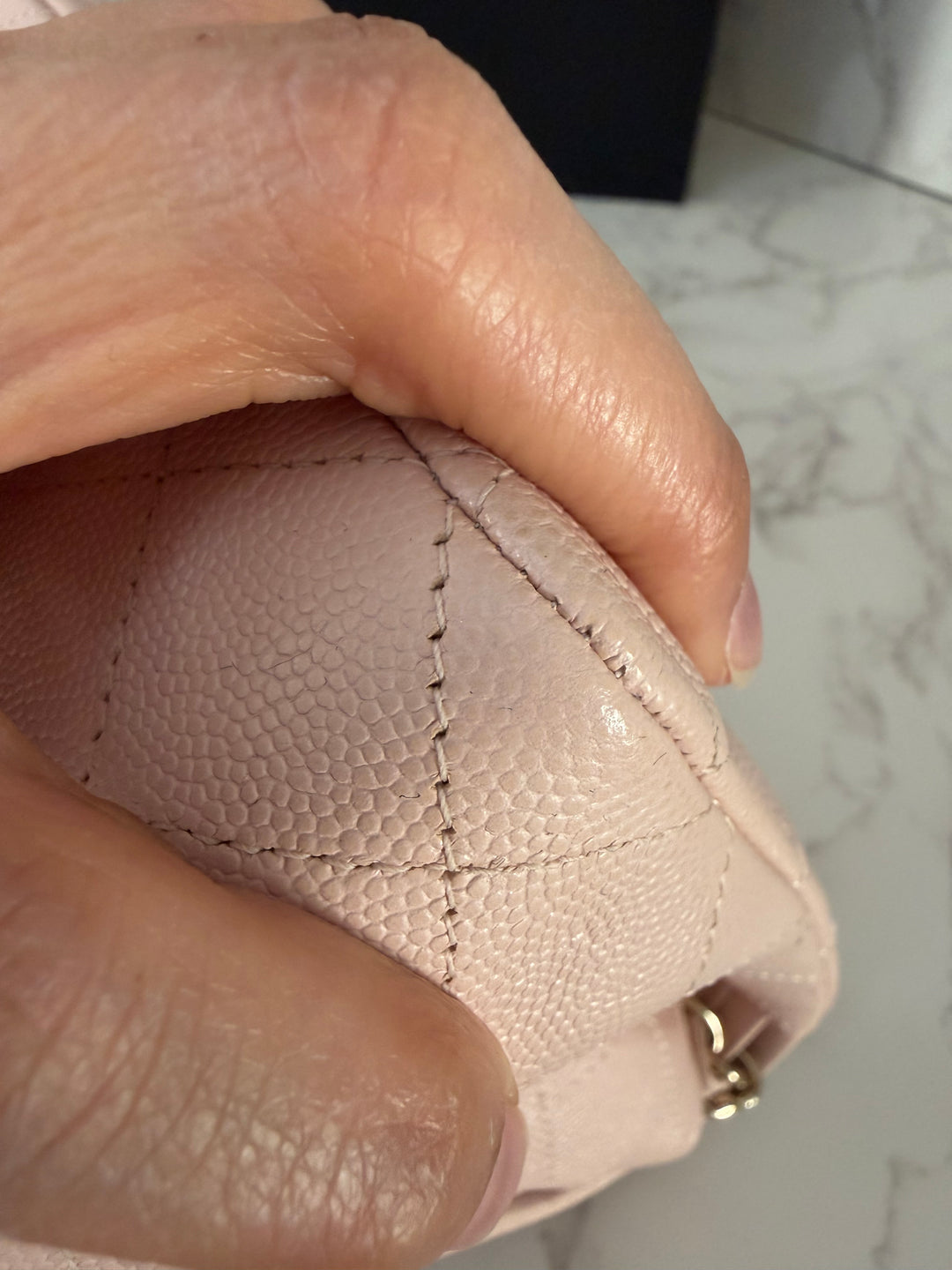 CHANEL 21C 2021 Rose Clair Caviar LGHW Medium ML 11.12 Timeless Classic Double Flap Bag