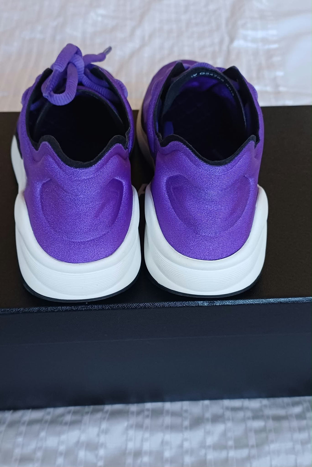 CHANEL 19P Purple Lycra Trainers size EU 35.5