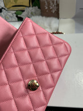 Load image into Gallery viewer, Chanel Pink Lambskin (2022) LGHW Mini Rectangular Flap Bag with Top Handle
