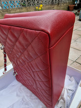 Load image into Gallery viewer, Chanel series 17 2012 Red Caviar SHW Grand Shopping Tote Bag (GST)
