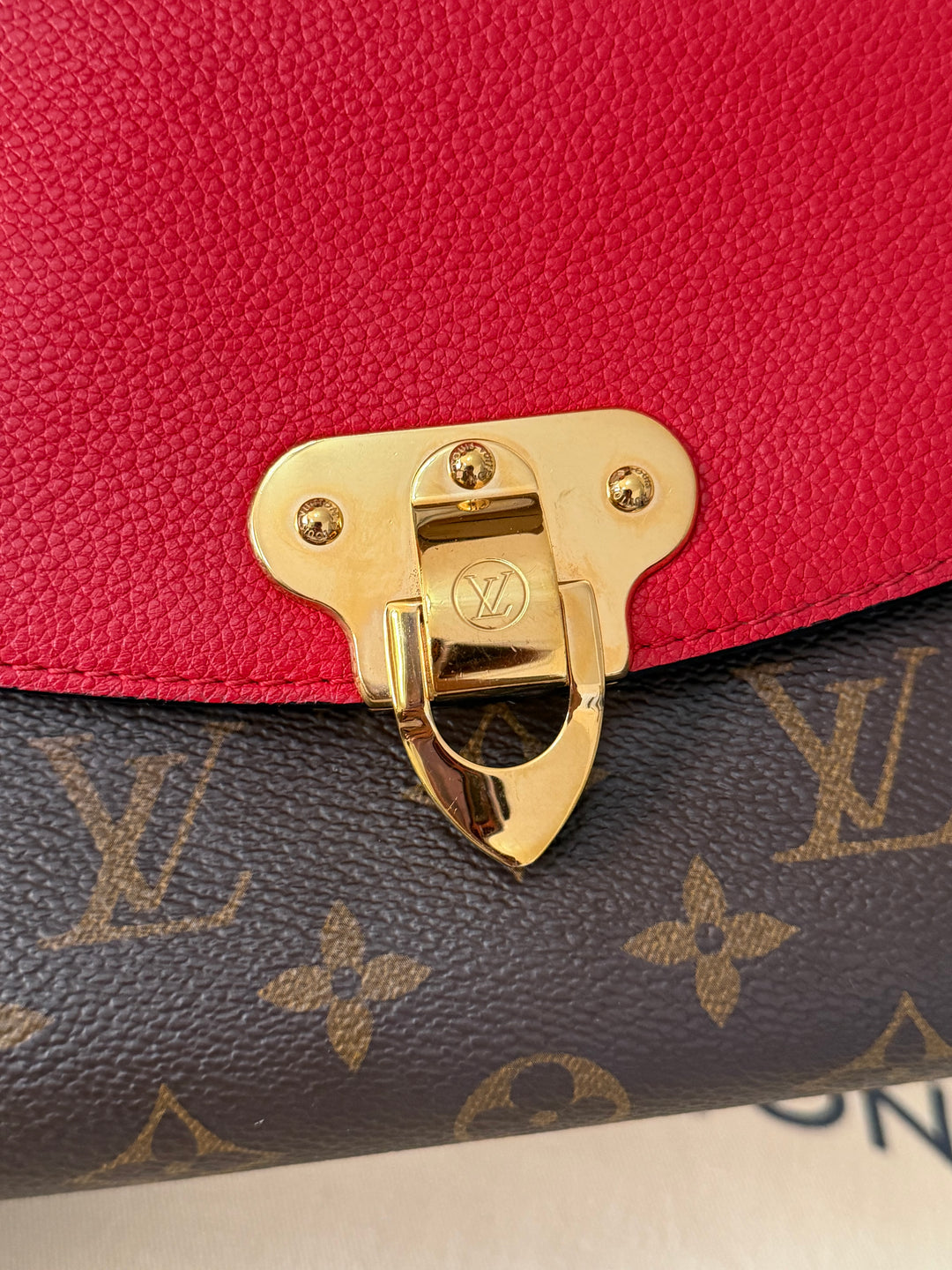 LOUIS VUITTON LV Saint St Placide In Monogram Canvas/Cherry Red