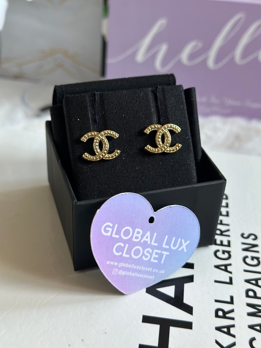 Chanel 21A Mini Gold Earrings