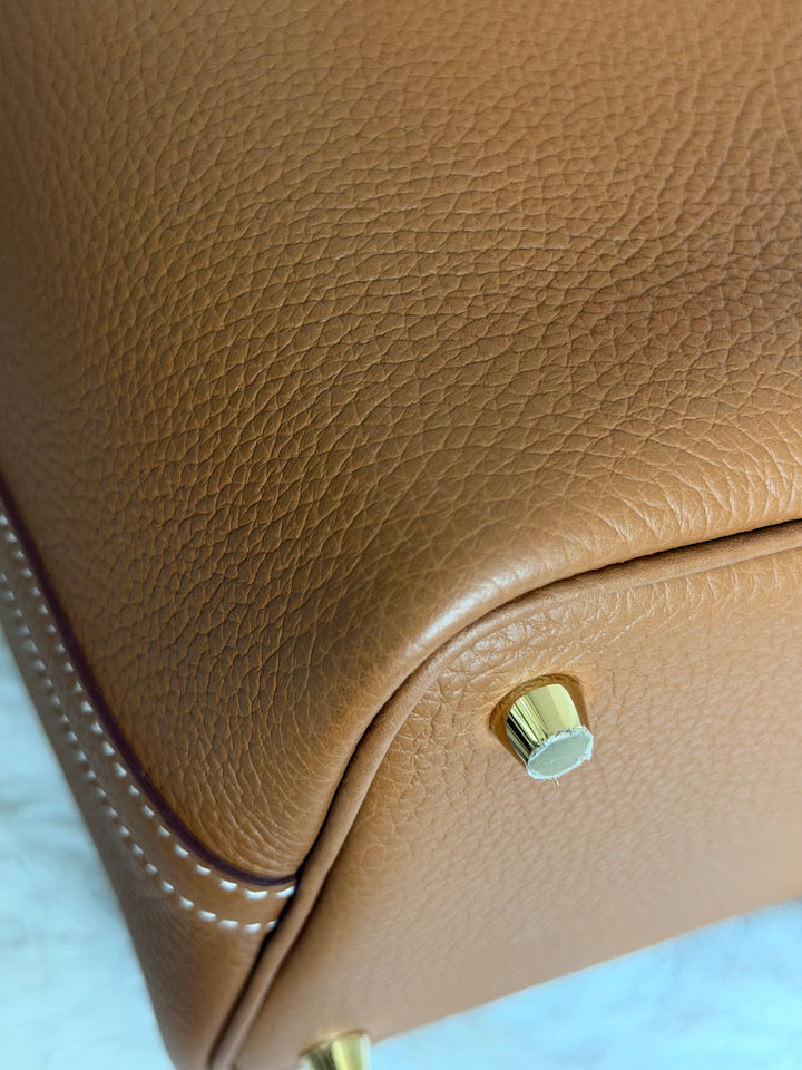 Hermès Picotin 18 In Gold Cle Leather GHW Stamp U 2022