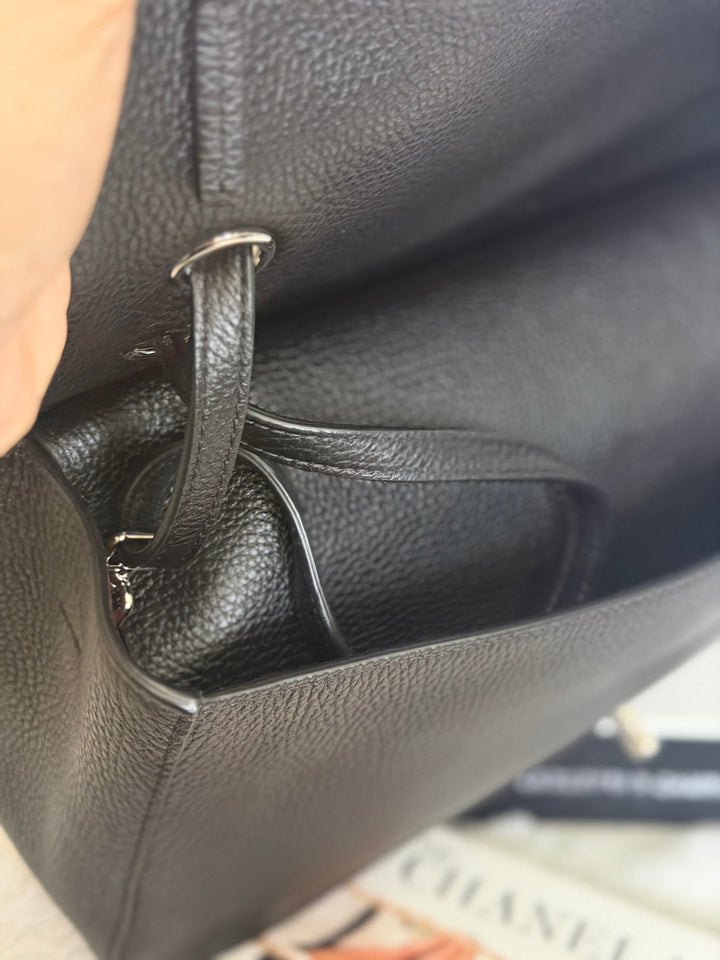 WA/Email to purchase only- CHANEL Matthieu Blazy Maxi 32 cms Flap Bag in Black Caviar SHW 2026