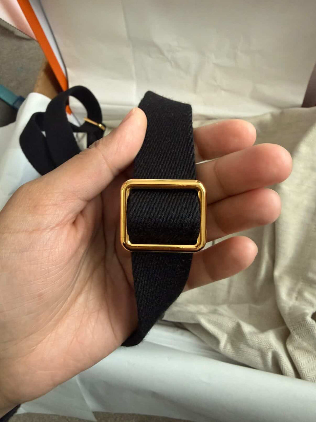 Hermes Mini Jypsiere in Black evercolor calf skin GHW