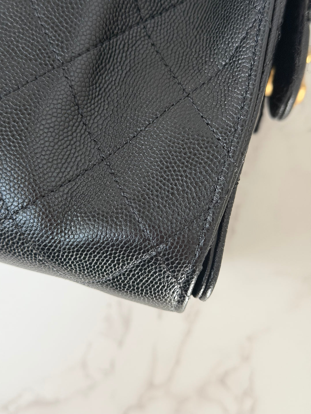 CHANEL 25 2025 size SMALL in Black Caviar Aged GHW Hobo Bag