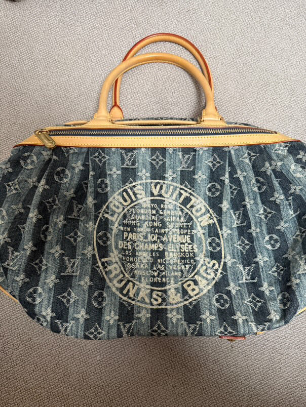 LOUIS VUITTON LV Denim Cabas