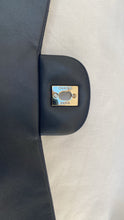 Load image into Gallery viewer, CHANEL Series 13 Navy Lambskin SHW Single Flap Jumbo Classic Bag
