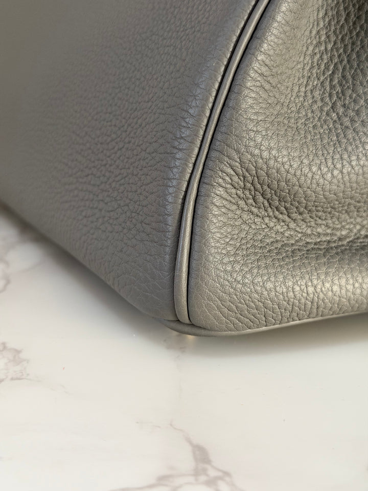 Hermes Birkin 30 Gris Meyer Togo Leather GHW Stamp U 2022