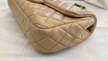 Load image into Gallery viewer, CHANEL Beige Lambskin Valentine East West Flap Bag series 13 with Charms
