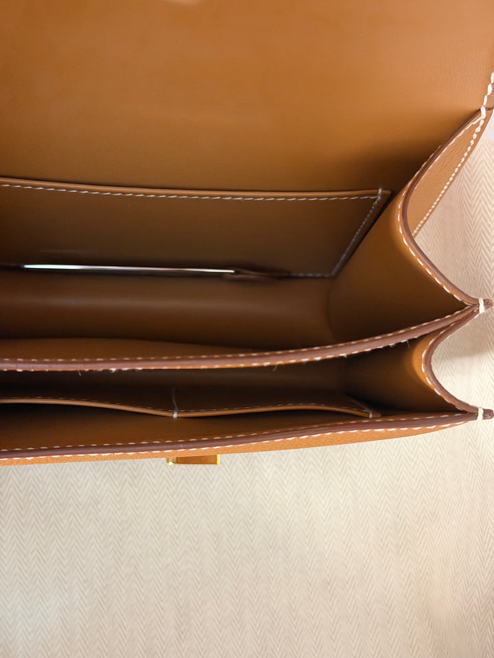 HERMÈS Constance 18 Gold Epsom Leather GHW Stamp B - 2023