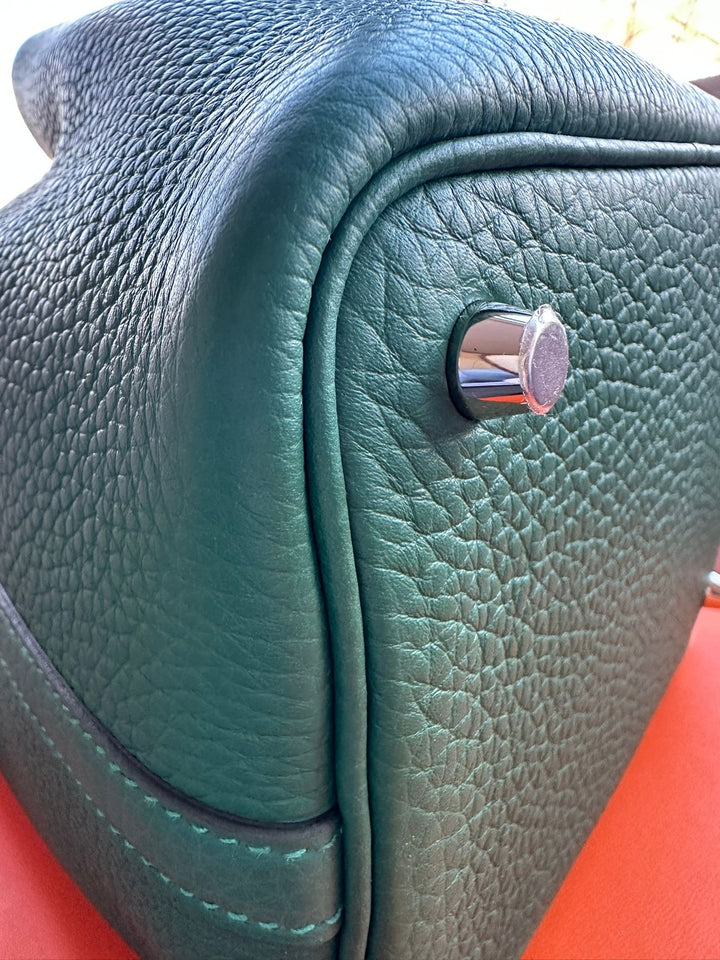 Hermes Picotin Lock 18 Vert Moyen PHW stamp K 2025