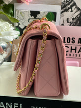 Load image into Gallery viewer, Chanel 22K 2022 Fall/Winter Collection Pink Caviar Coco First Mini Flap Bag with Aged GHW (AS3580)
