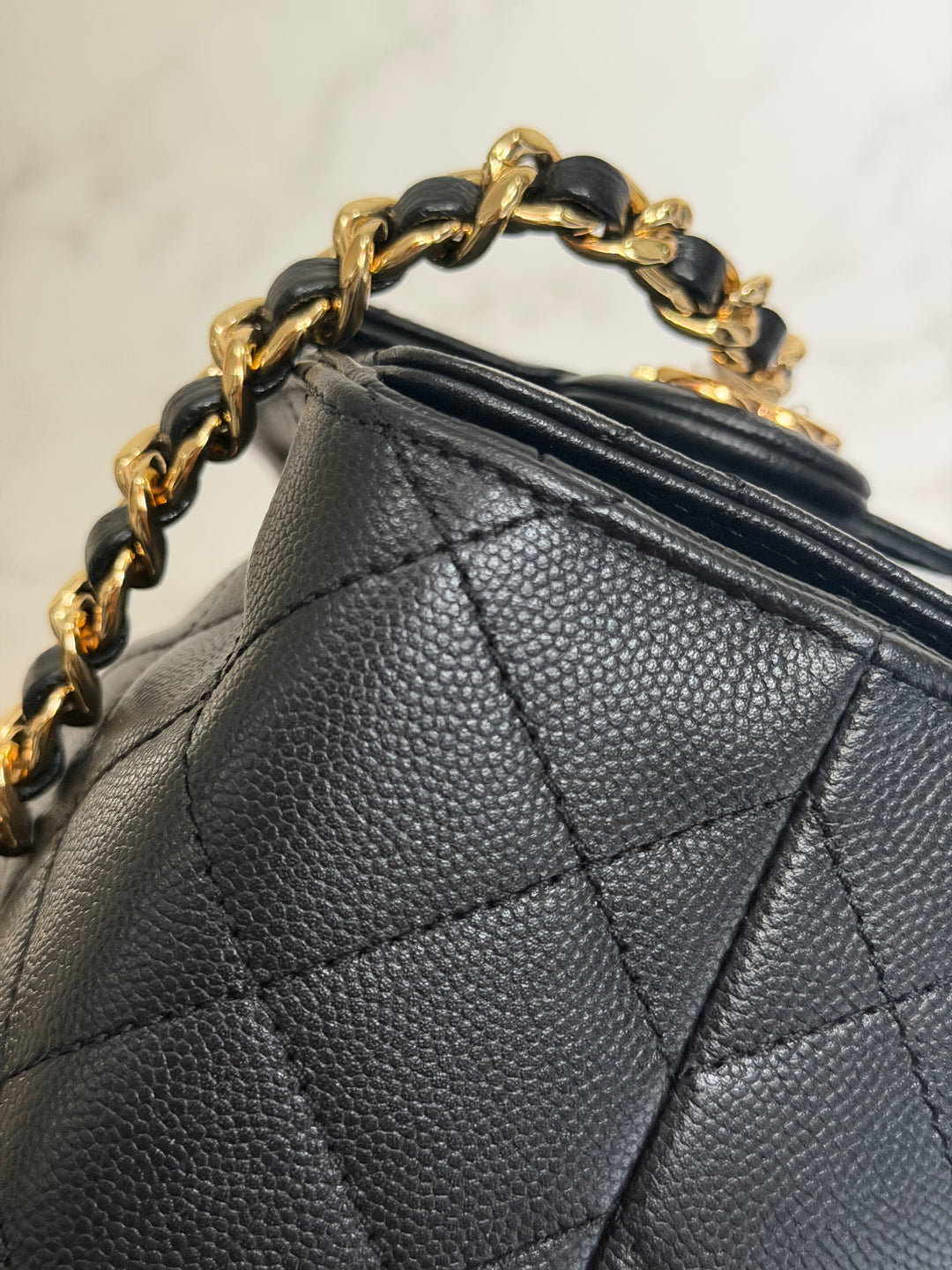 CHANEL Mini 25 Hobo Bag in Black Caviar Shiny GHW 2026 26A/B