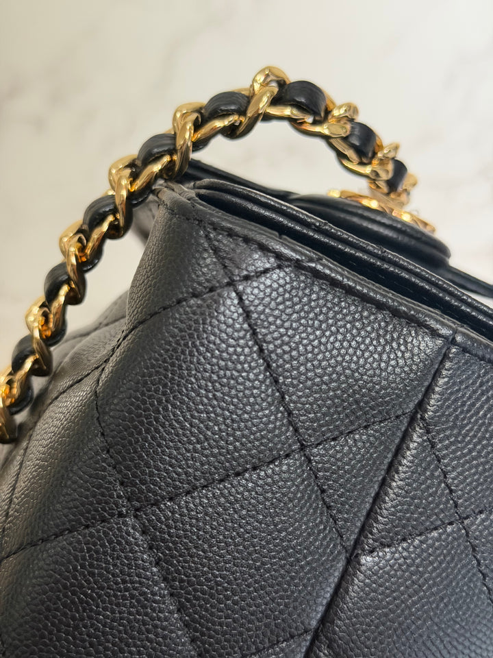 CHANEL Mini 25 Hobo Bag in Black Caviar Shiny GHW 2026 26A/B